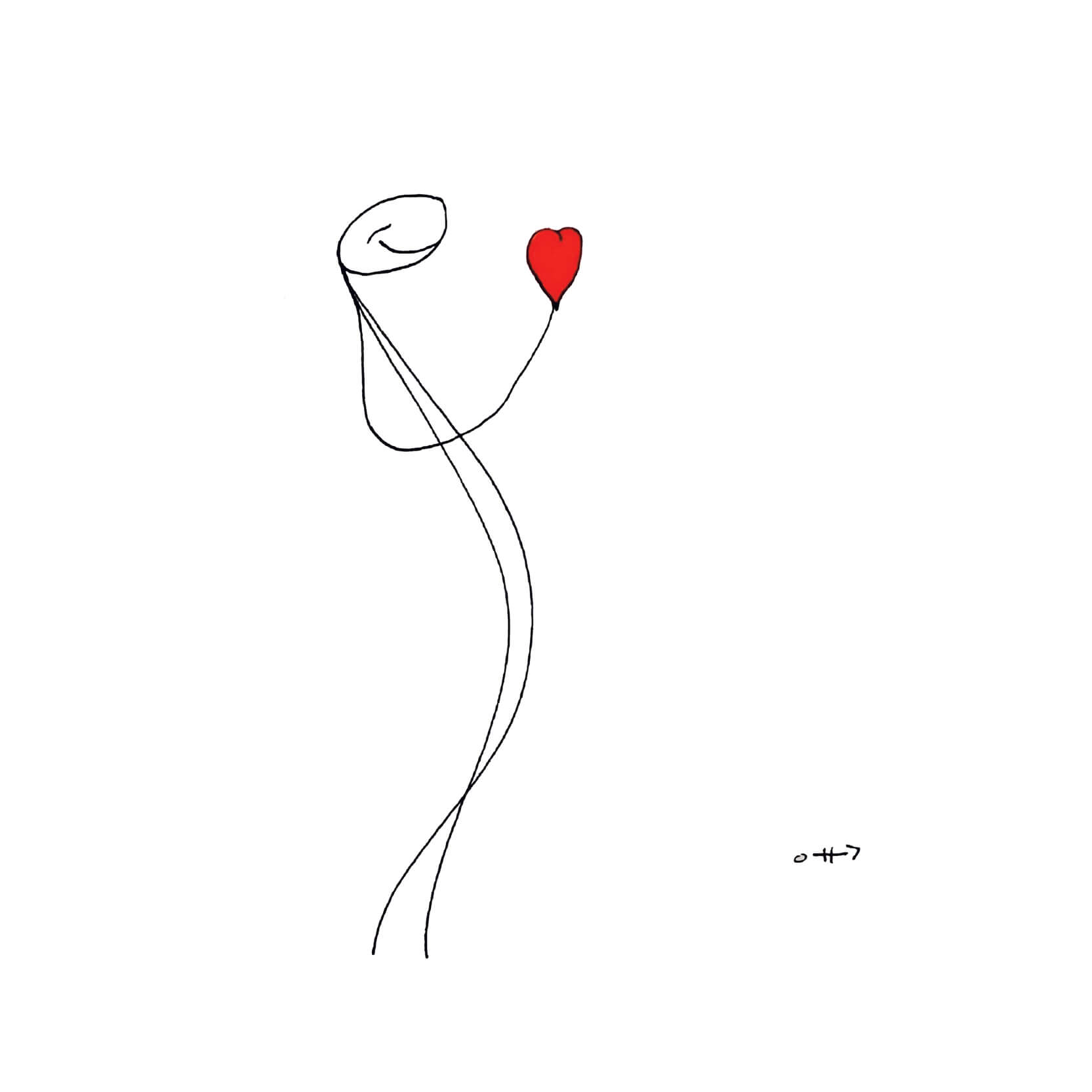 Kunstkaart Love - Afbeelding 2